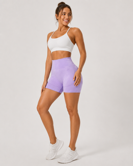 YOAKUKA Womens High-Waist Yoga Sculpt Shorts